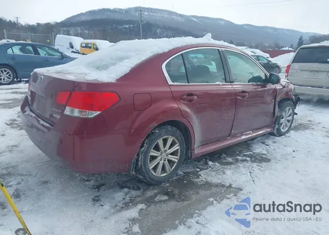 2012 Subaru Legacy 2.5I Premium из США, поврежденный, VIN 4S3BMBC66C3035024